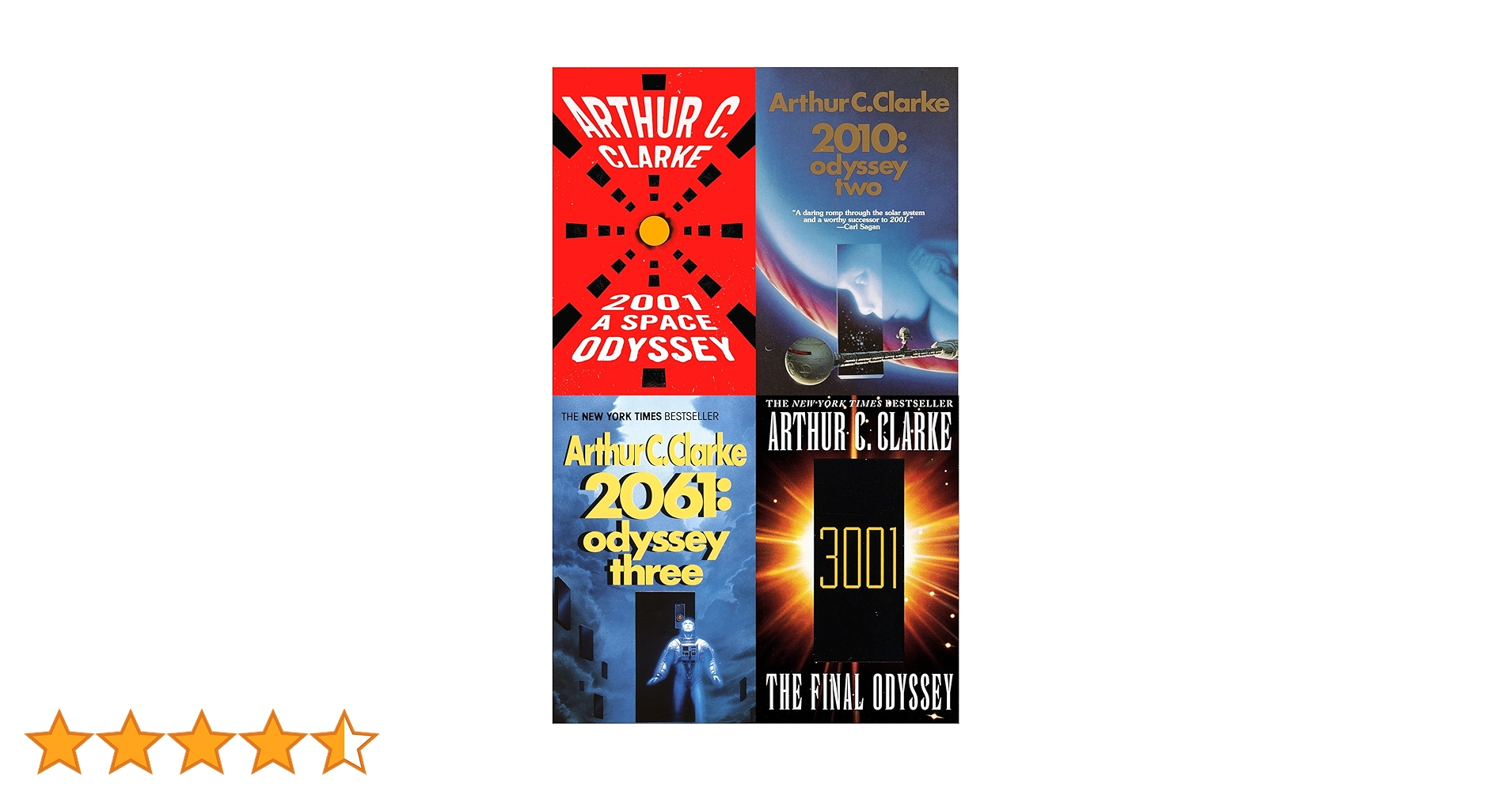 希少　Arthur C. Clarke SF小説 3冊セット Three by Arthur C. Clark: Childhood's End; Tales of Ten Worlds